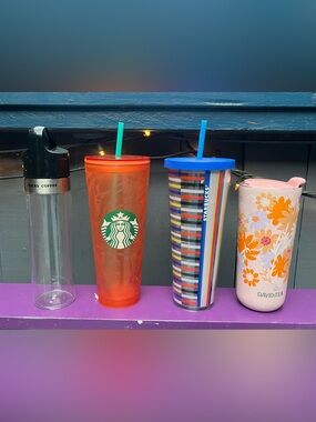 Starbucks and David’s Tea  RARE Summer Collection – Bundle of 4